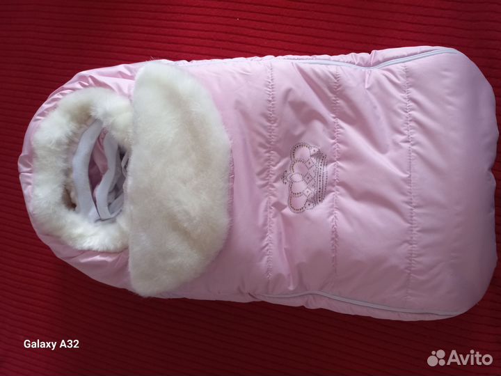 Конверт на выписку зимний для девочки