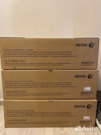 Картриджи xerox новые