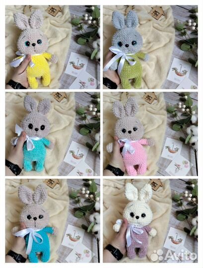Вязаные игрушки в наличии и на заказ