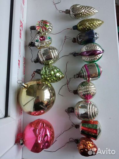 Елочные игрушки СССР