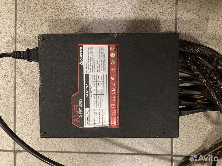 Блок питания chieftec 1250w GPS-1250