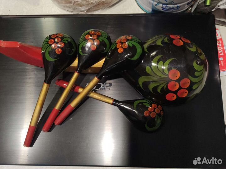 Комплект ложек и черпак