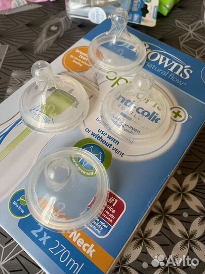 Соски бутылочные dr browns
