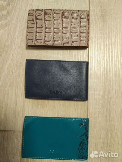Визитница для карт натуральная кожа