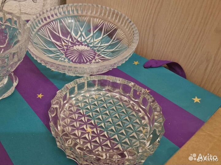 Посуда из хрусталя СССР