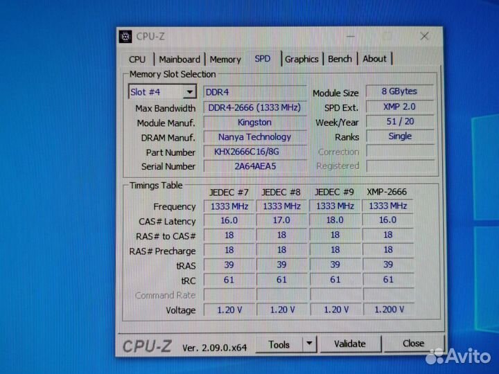 Kingston Fury HyperX 16GB DDR4 2666MHz