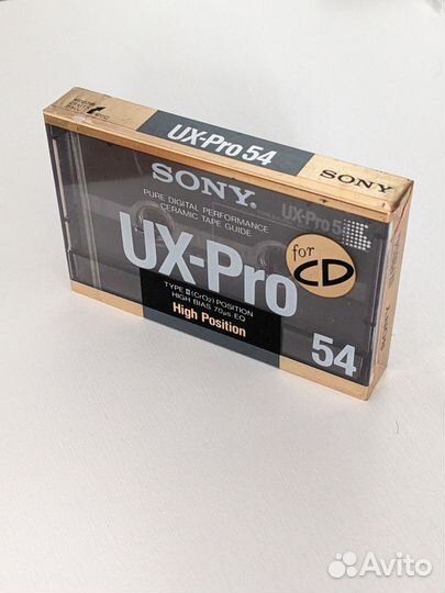 Аудиокассета Sony UX-Pro 54 Japan Market новая