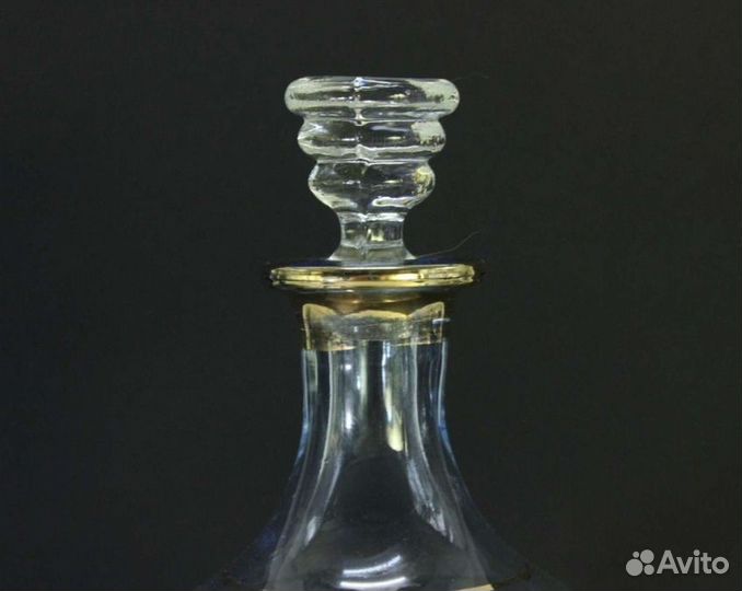 Графин.Штоф.Цветное стекло. Чехословакия