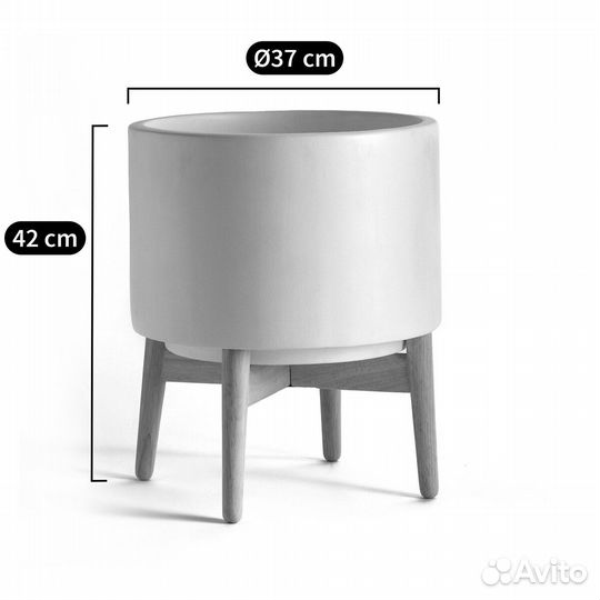 Кашпо для цветов большое