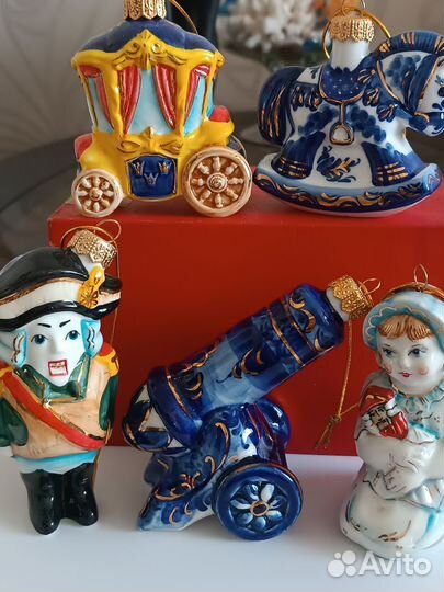 Лефортовский фарфор, статуэтка, ёлочная игрушка