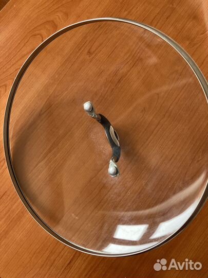 Крышка стеклянная для сковороды/кастрюли, 28 см