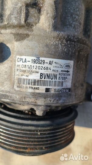 Компрессор кондиционера Land Rover 3.0 306DT