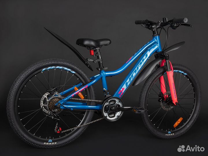 Велосипед horh tina tahd 4.0 24 (2023) Blue-Pink M