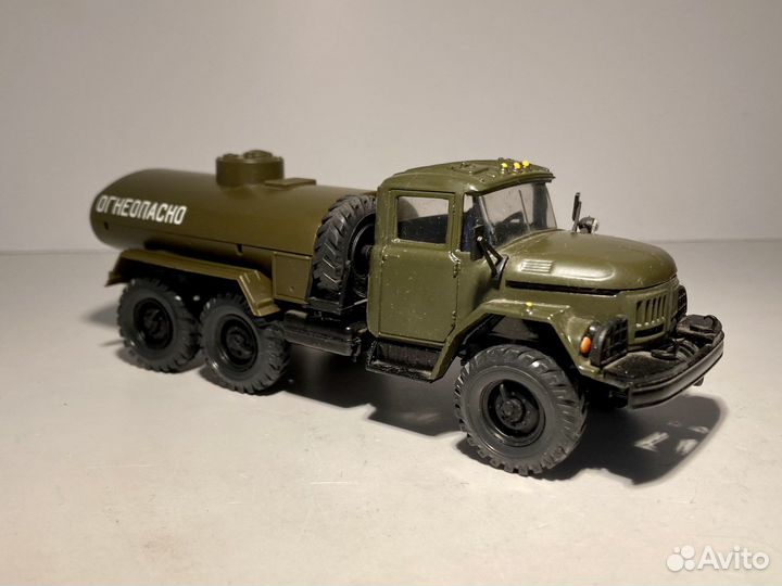 Масштабная модель зил-131 бензовоз 1:43 Элекон
