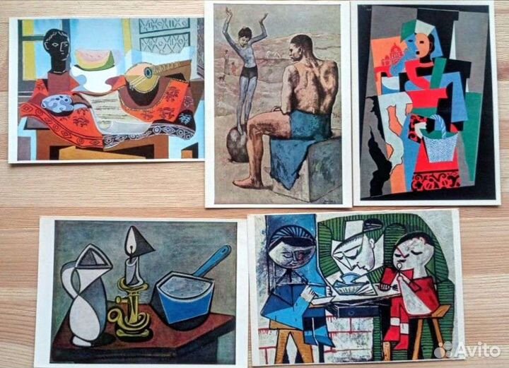 15 французских открыток Пикассо 1960е