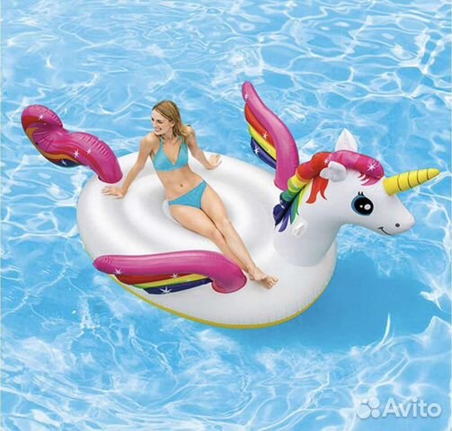 Надувной матрас единорог, новый