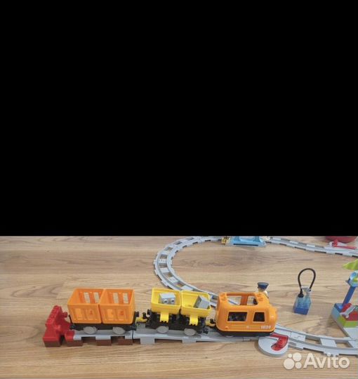 Lego duplo железная дорога 10875, пожарная