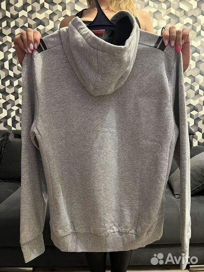 Худи Lonsdale серая размер L