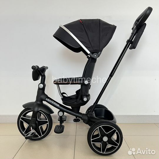 Трехколесный велосипед черный Luxmom 5511