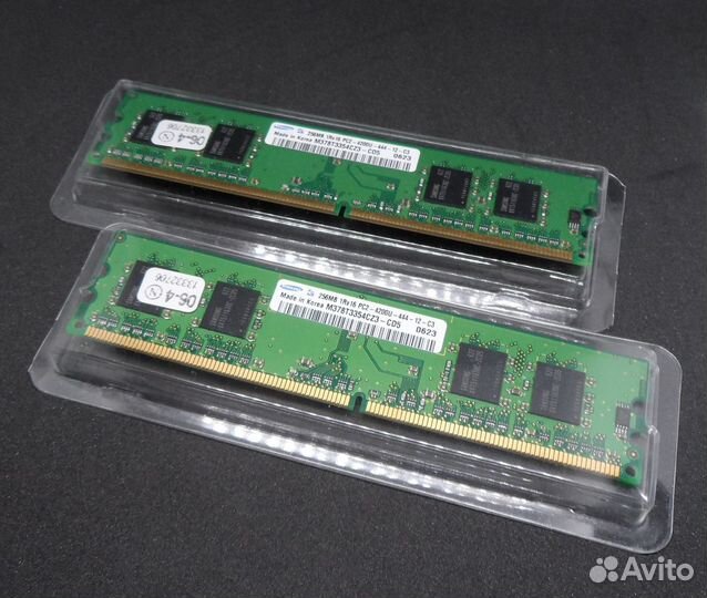 Оперативная память Samsung 2 x 256 MB