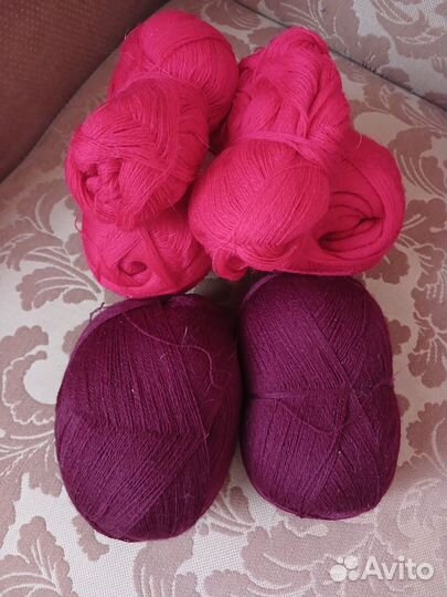 Пряжа моточная разная