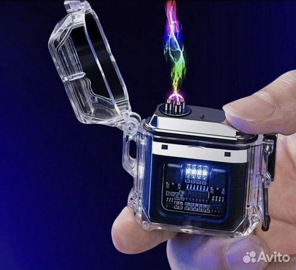 Зажигалка плазменная с фонариком USB