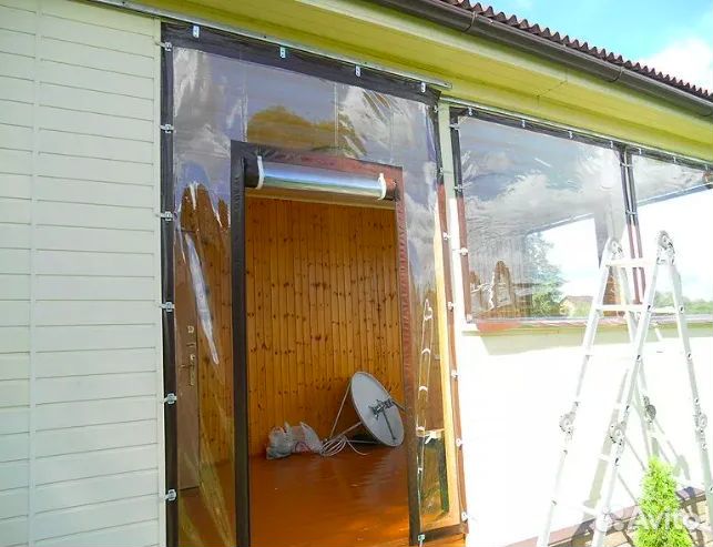 Мягкие окна из пвх для террас веранд