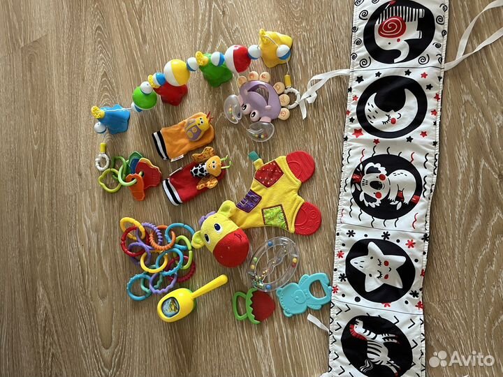 Пакет игрушек погремушек грызунки