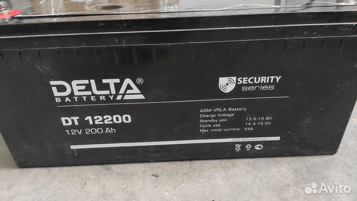 Аккумулятор Delta DT12200 200ah
