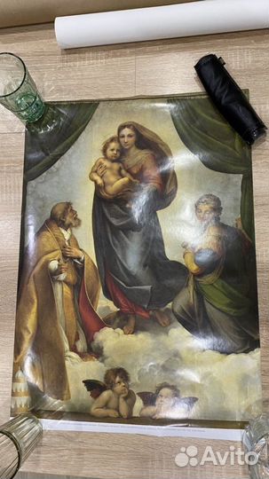 Картина Сикстинская мадонна Рафаэля