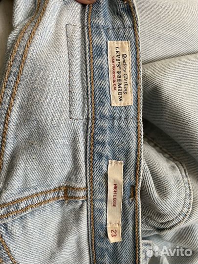 Джинсы levis high loose