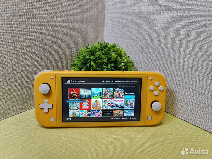 Прошитый Nintendo Switch lite (чип PicoFly) 160gb