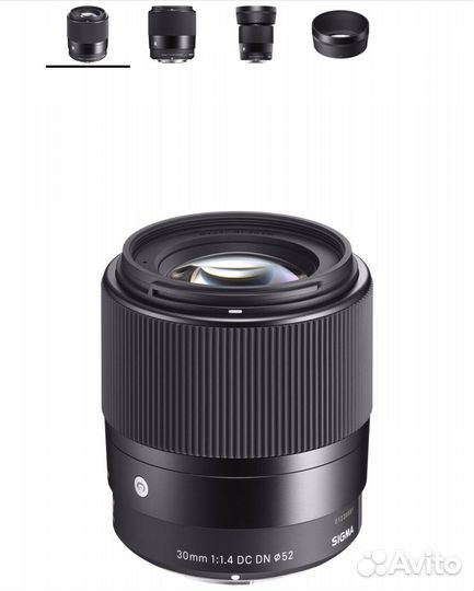 Объектив Sigma 30mm f/1.4 DC DN Sony E