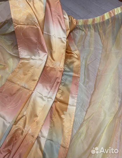 Комплект шторы и тюль бу