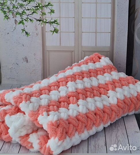 Плед детский плюшевый