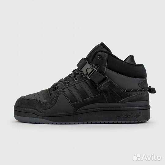 Кроссовки Adidas Forum Mid x Bad Bunny Dark Grey w