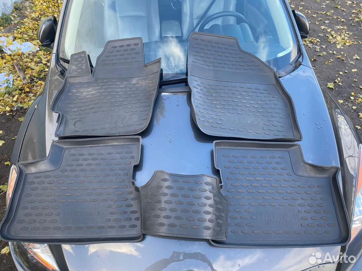 Коврики резиновые mazda 3
