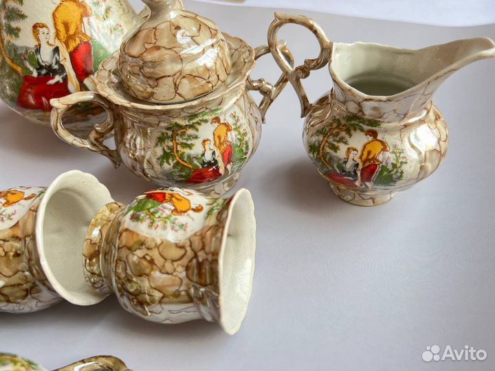 Новый чайный кофейный сервиз 15 предметов