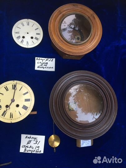 Часы Lenzkirh антикварные запчасти