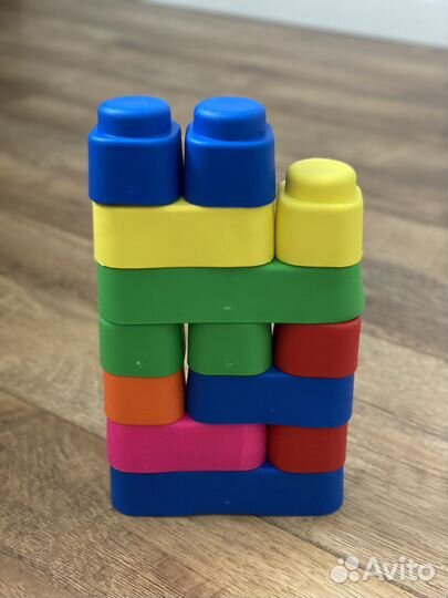 Мягкие кирпичики конструктор soft blocks