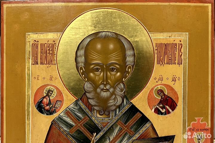 Икона Святой Николай Чудотворец Письмо