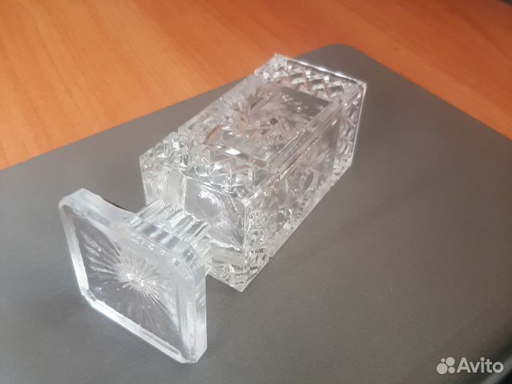 Хрустальная вазочка bohemia