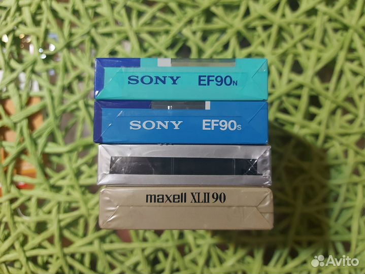 Аудиокассеты новые Sony, Maxell, Scotch