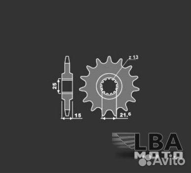 PBR Звезда передняя 2082 C15