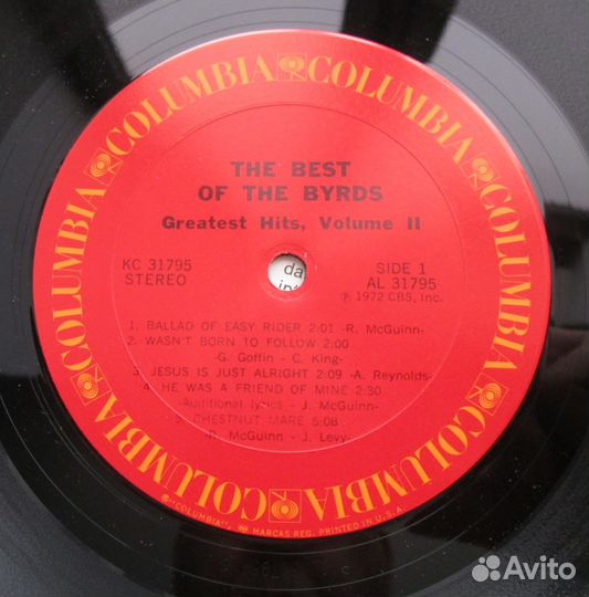 The Best Of The Byrds - Greatest Hits, Volume II