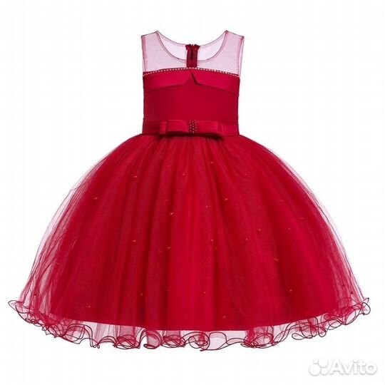Красное платье