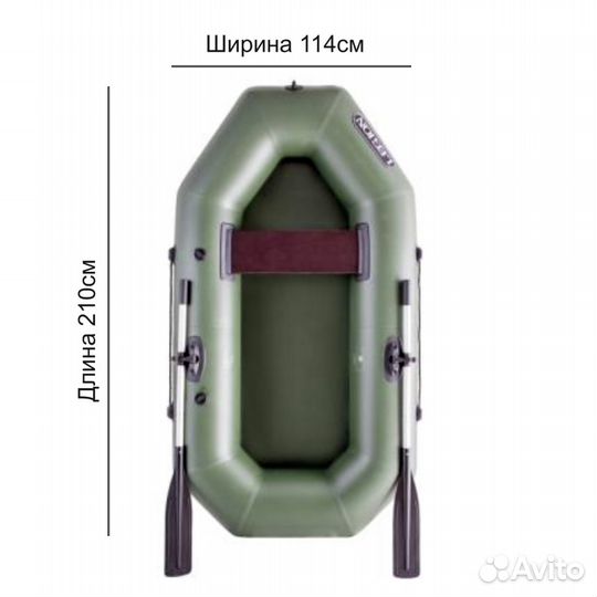 Надувная лодка Три Акулы 175