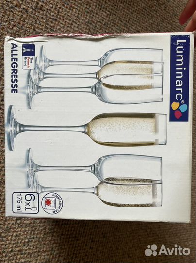 Бокалы для шампанского