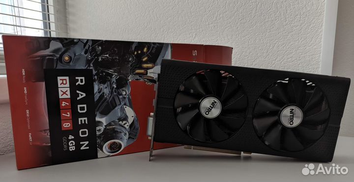 Видеокарта Sapphire Radeon RX 470 nitro+ gddr5 4Гб