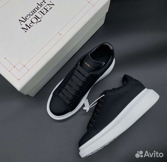 Кеды Alexander McQueen white black